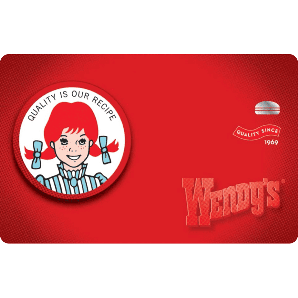 Wendys Gift Card Square
