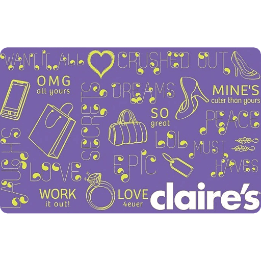 Claires Gift Card Square
