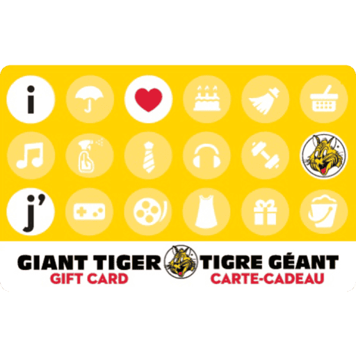 Giant Tiger Gift Card Square
