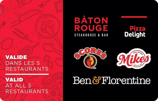 Baton Rouge Toujours Mikes Pizza Delight Scores Ben & Florentine Gift Card Square