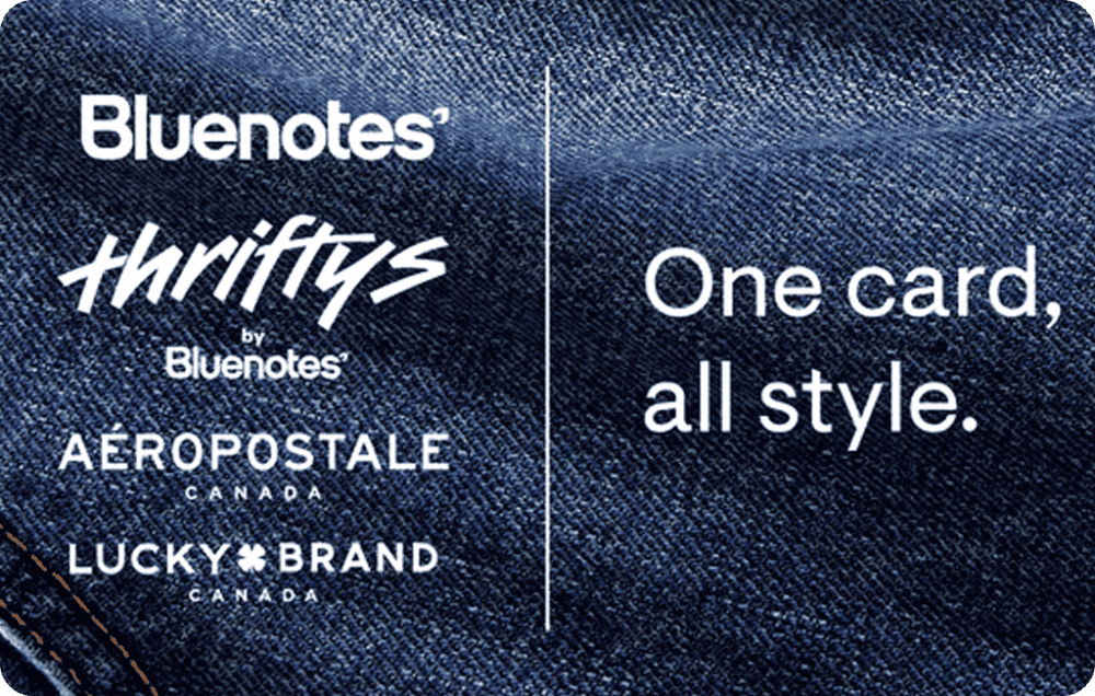 Bluenotes Gift Card Square